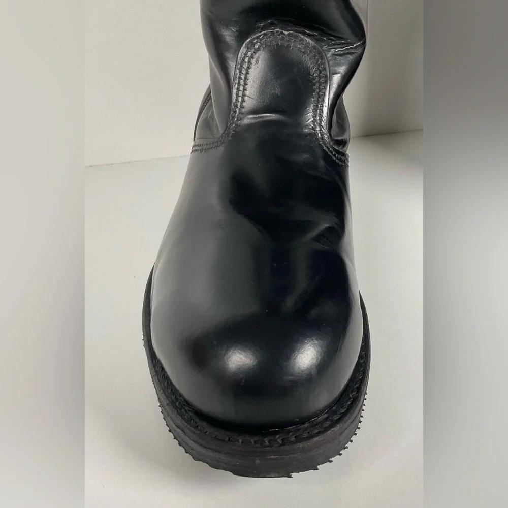 Vintage Harley Davidson Tall Patrol Boots | Glossy | Engineer | Men’s 11